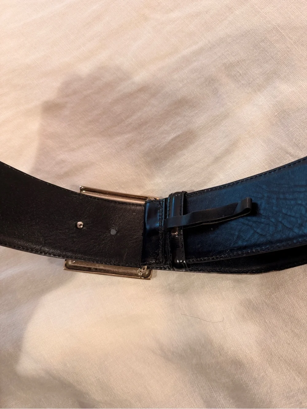 Vintage 90s Gucci belt black 32”